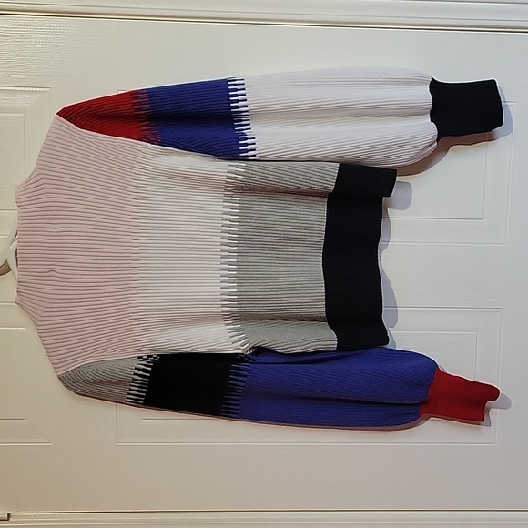 young fabulous & broke Mock Neck Balloon Sleeves Multicolour Sweater US … - Picture 4 of 13